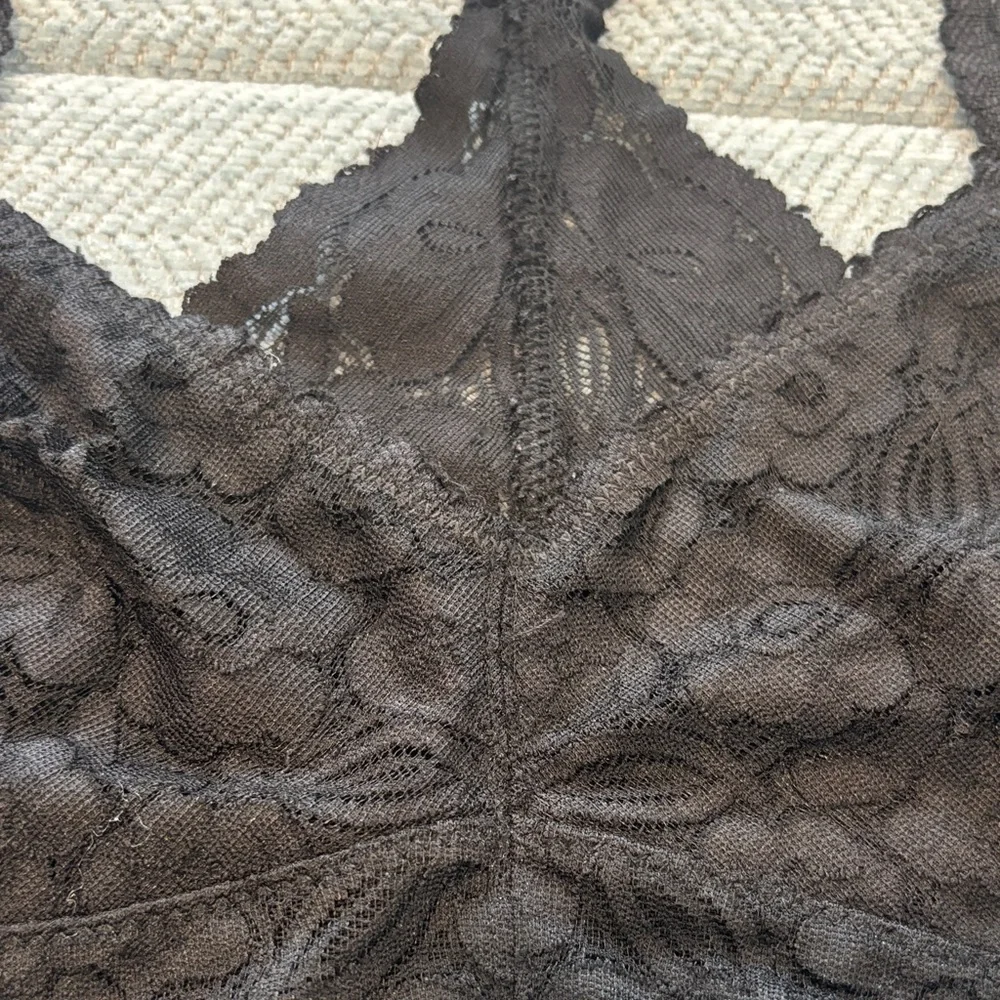 Free People Black Lace Bralette. This is just sexy!